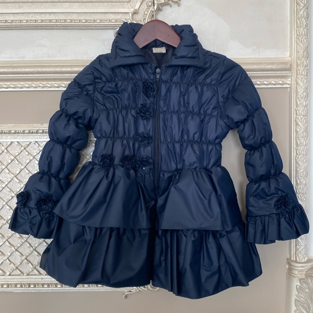 Navy Girls Padded Coat size 8